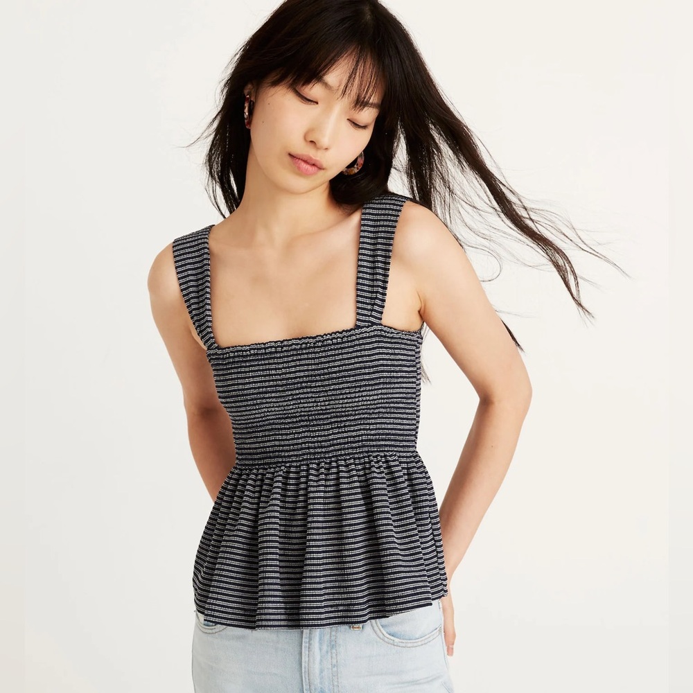 Madewell peplum top!